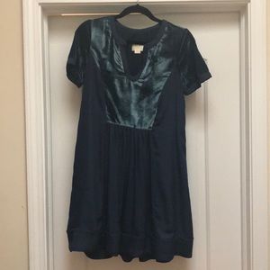 Velvet accent dress